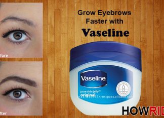does vaseline help your eyebrows grow