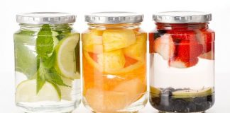 Detox water for cleansing and wellness