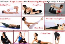 Different Yoga Asanas for Losing Weight Quickly and Easily