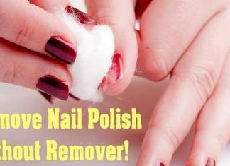 how to remove nail polish without remover or acetone