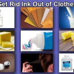 get rid of ink out of clothes