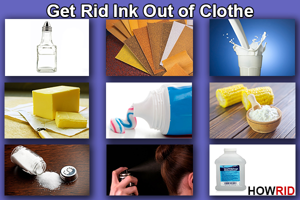 how to get ink out of clothes easily
