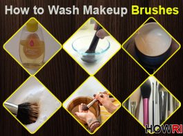 how to wash make up brushes 1