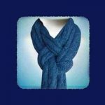 tie a scarf in knotted style