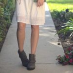 wear ankle boots with a dress